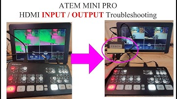 atem mini pro HDMI I/O troubleshooting