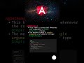 What is onChange and onInit?#shotrs #angular #typescript #javascript #angularjs #interviewtips