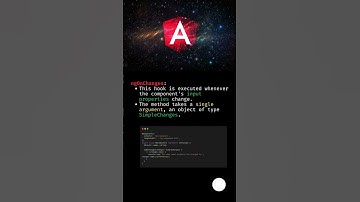 What is onChange and onInit?#shotrs #angular #typescript #javascript #angularjs #interviewtips