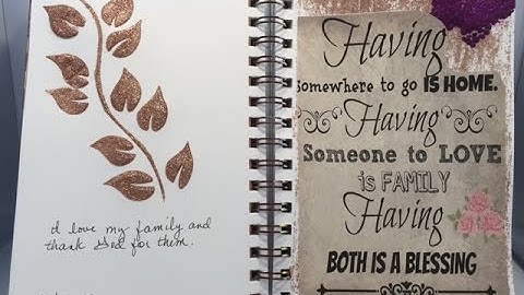 Art Journal Using BoBunny Glitter Paste