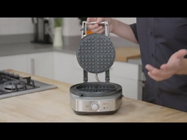  Breville BWM520XL No-Mess Waffle Maker, Brushed Stainless  Steel,Silver: Home & Kitchen