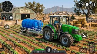 Indian Tractor Farming Driving Simulator 3D Real Rise Farming Simulator Android Gameplay screenshot 3