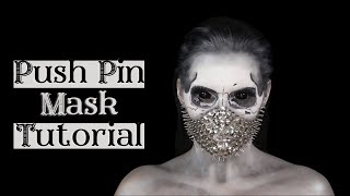 Push Pin Mask and Skull | HALLOWEEN MAKEUP TUTORIAL (Warning - Contains Flashing Lights) screenshot 5
