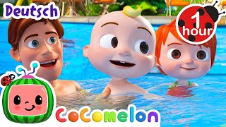 Das Schwimm lied  | CoComelon Deutsch | Cartoons und Kinderlieder