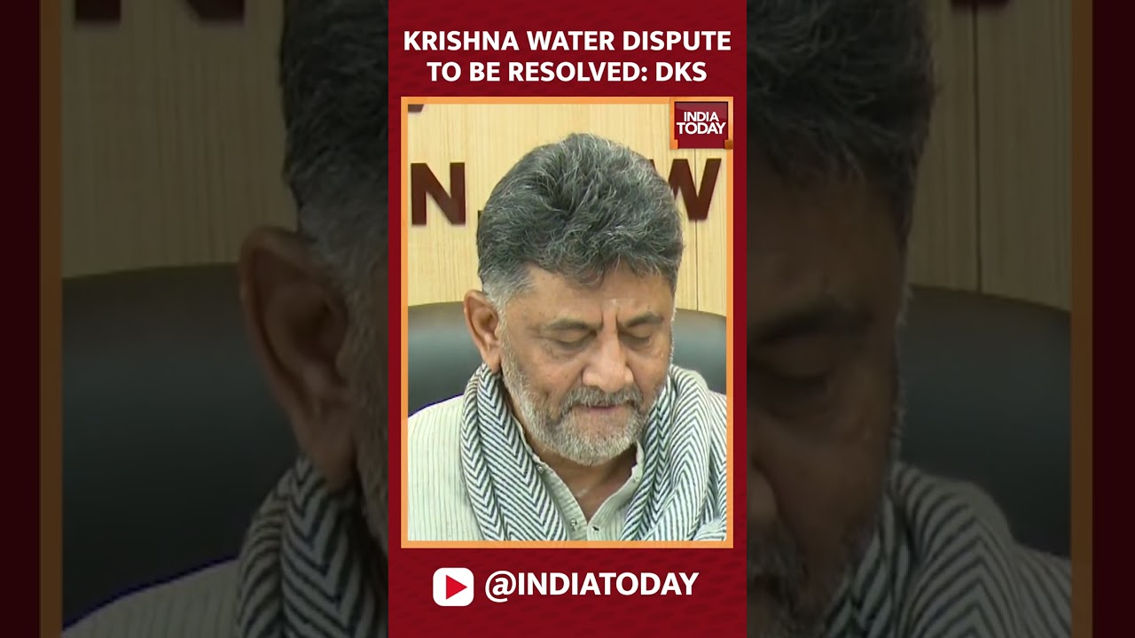 Krishna Water Dispute: Centre to Convene Crucial Meeting, Says DK Shivakumar | India Today