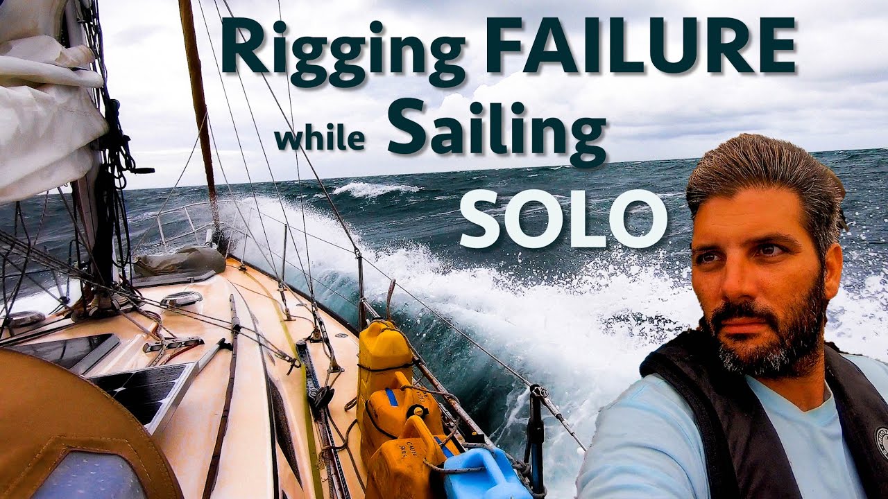 Rigging Failure Sailing Solo While My Wife is Crewing on Delos! (Calico Skies Sailing, Ep. 67)