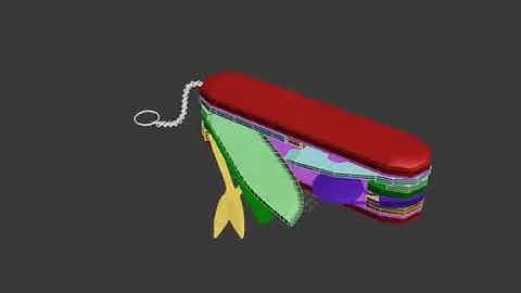 3Ds Max knife model progress