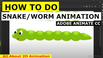 How to do Snake/worm  animation in adobe animate CC