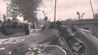 CoD4 - Amazing Quick Scope Streak with M40A3
