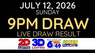 [LIVE] PCSO Lotto Result Today 9pm July 12 2026 - Ez2 Result and Swertres Result screenshot 5