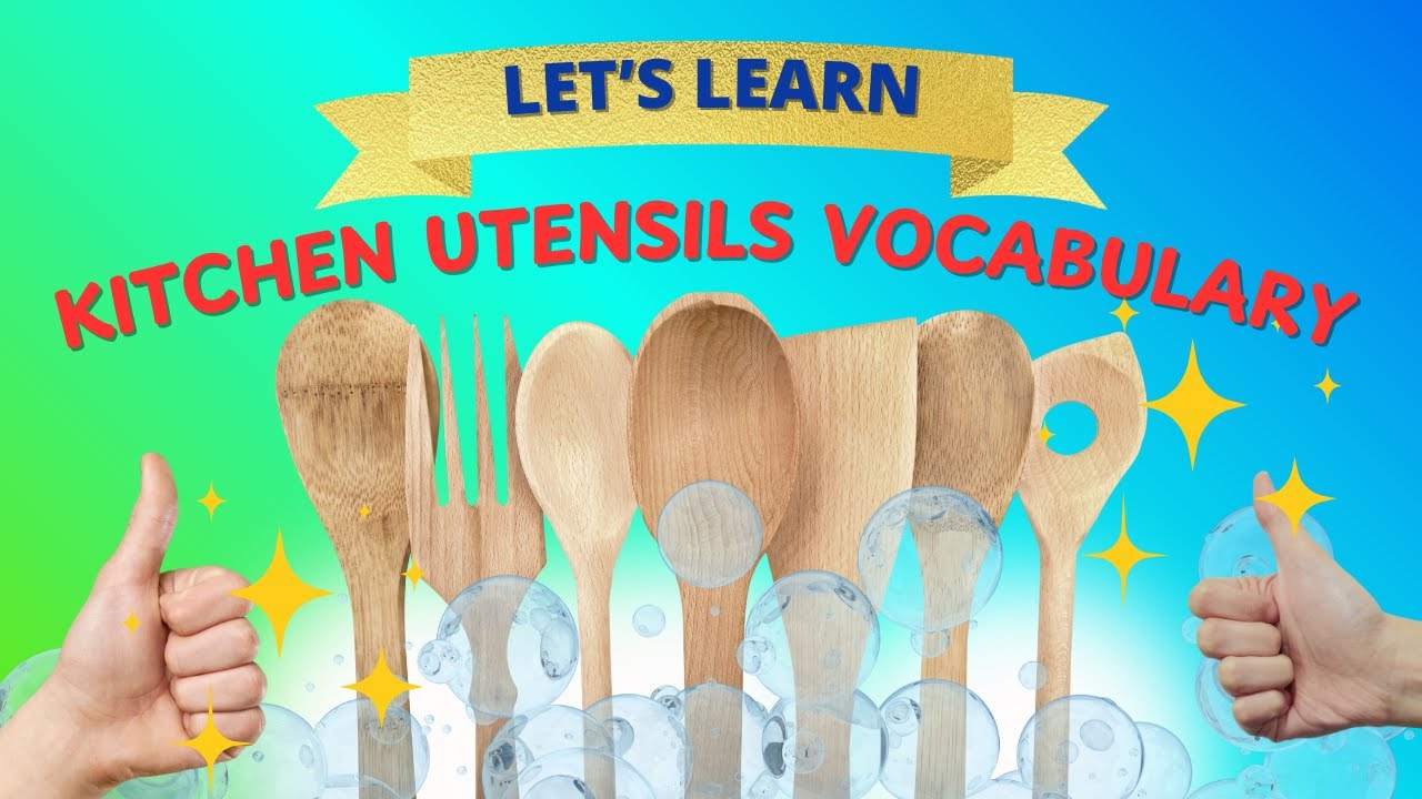 Kitchen Utensils Names in English 🍳 | Easy Vocabulary  
