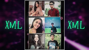 Falak Tak Chal Sath Mere🌸Alight Motion Xml | New Trend Xml File #XML #ALIGHTMOTION #edit #xml_file