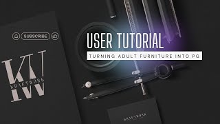 KraftWork in Second Life . How to change Adult furniture into PG versions