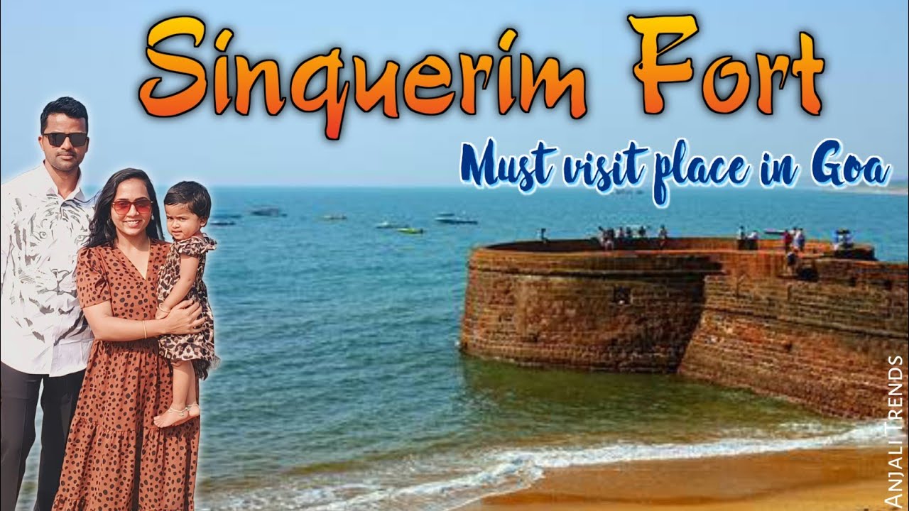 Goa🏖️// Sinquerim Fort✨// Day05 //Sinquerim Beach🌊 // Lower Aguada Fort //2024 //Anjali Trends