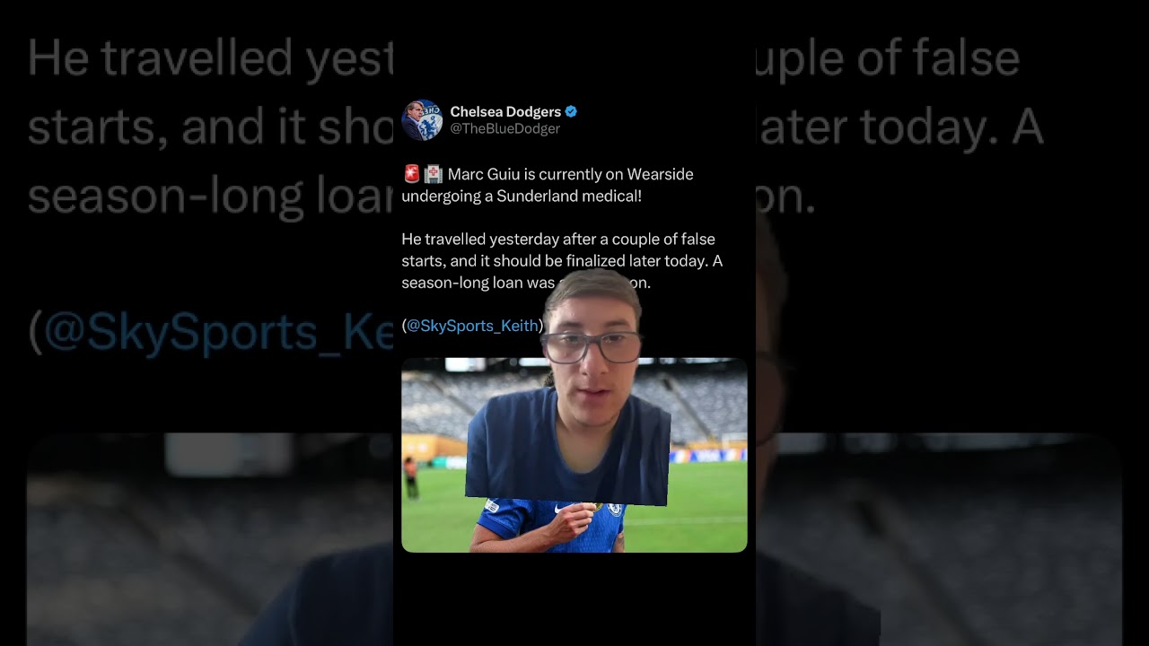 Marc Guiu undergoing medical at Sunderland! 