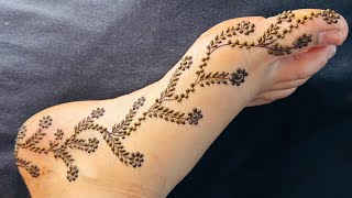 New henna feet mehndi design | latest feet mehndi 2026 |#shortvideo #mehndi