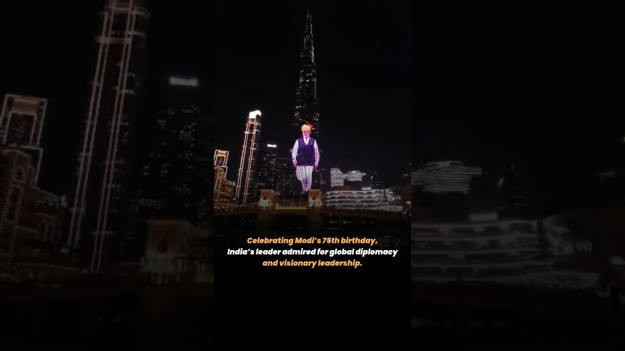 Celebrating Modi's 75th birthday as a leadership ✨