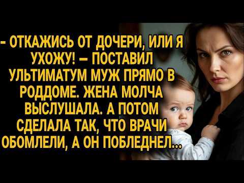 Муж в роддоме потребовал отказаться от дочери, но реакция жены поразила всех врачей