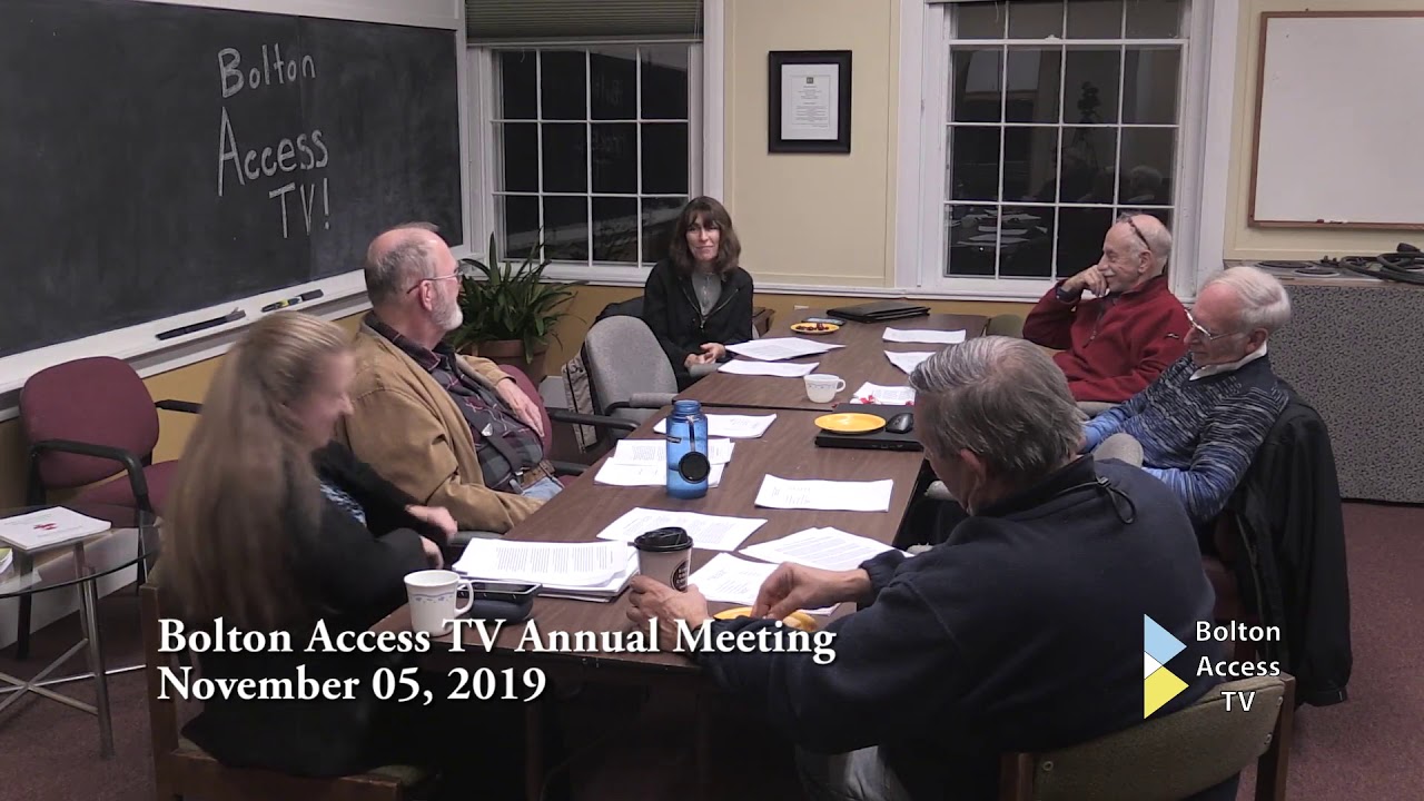 Bolton Access TV Annual Meeting 05nov19