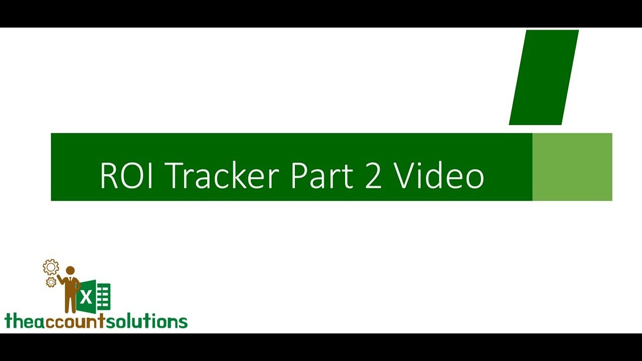 How to manage Investors' Monthly ROI with Excel (VBA) Template: Part 2 Video Demo