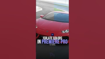 Isolate Colours in Premiere Pro Tutorial #premiereprotutorial
