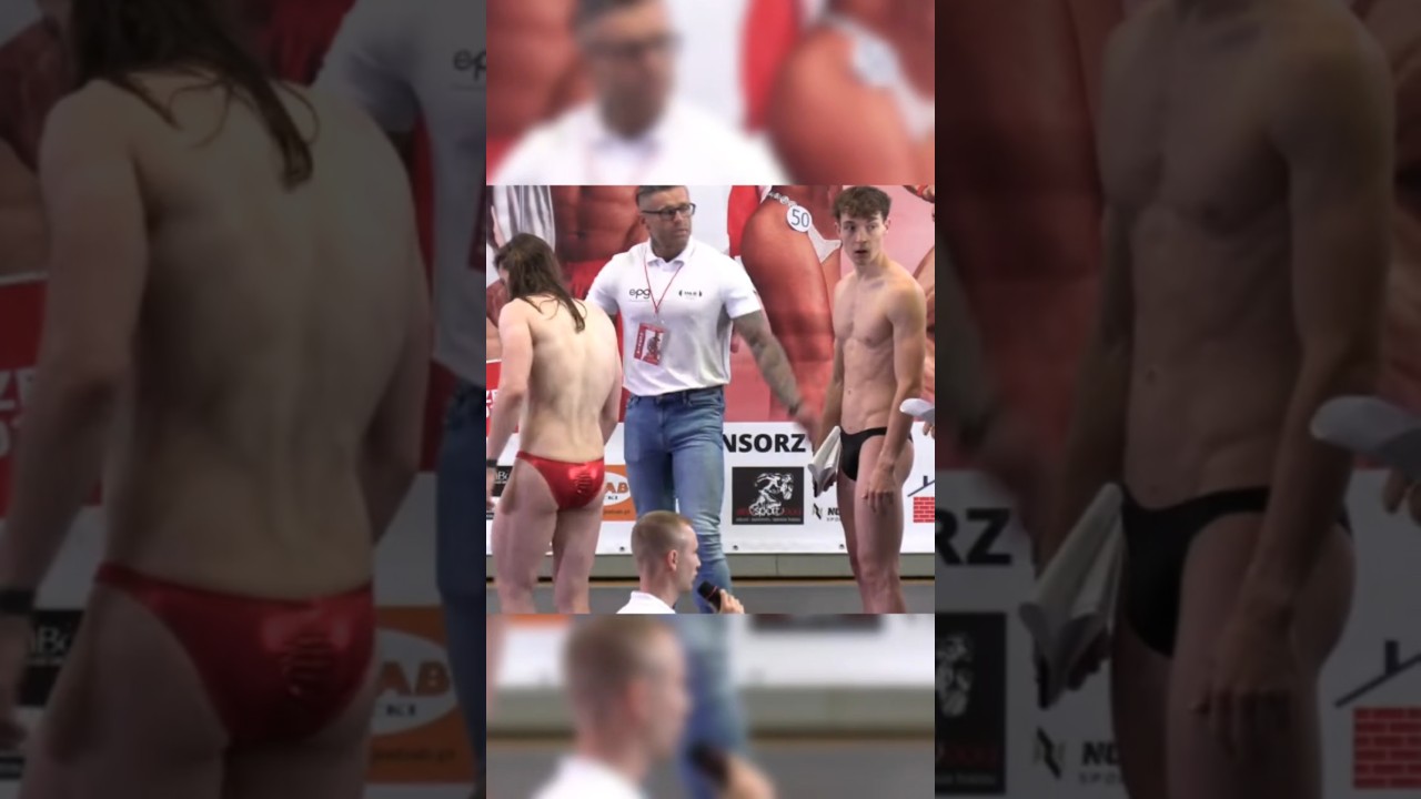 Poland bodybuilder weighing