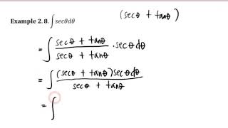 Problem 8. Integrals Leading to Logarithms