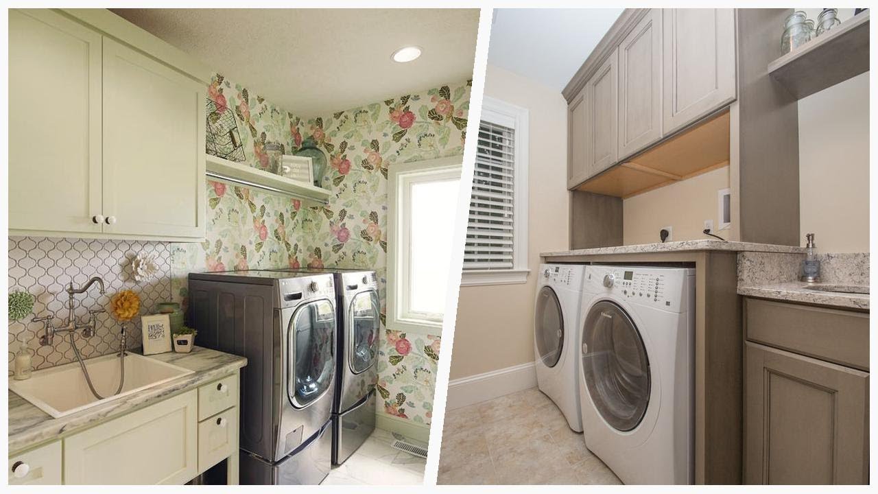Stylish Laundry Room Makeover Ideas in Beige and Gray | Designer CheatSheet