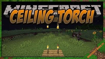 Ceiling Torch Mod 1.17.1/1.16.5/1.12.2 - Minecraft Mods for PC