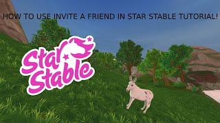 HOW TO USE INVITE A FRIEND IN STAR STABLE TUTORIAL! screenshot 1