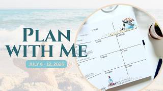 Plan with Me | July 6 - 12, 2026 | Archer & Olive | Stick with Kate | My Happy Place Stickers