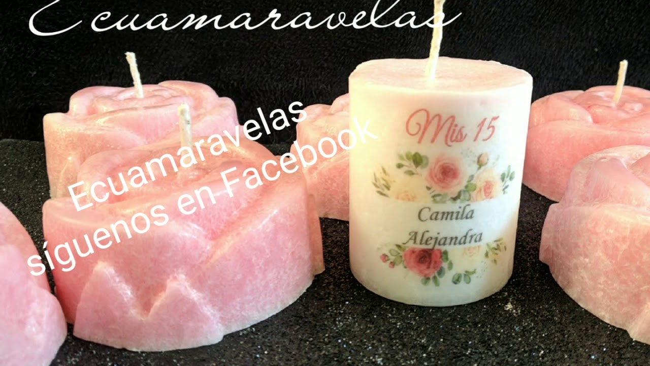 Velas naturales 15 años. - YouTube