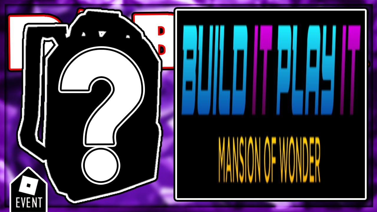 Leaks Roblox Build It Play It Mansion Of Wonder Roblox Event 2021 Youtube - where's the master of sound in the new roblox event