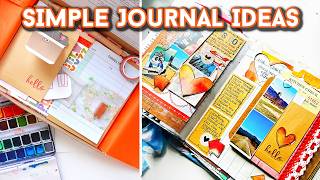 SIMPLE JOURNAL IDEAS | Easy Pockets, Flips, Simple Journaling, Watercolours | September Kit Unboxing