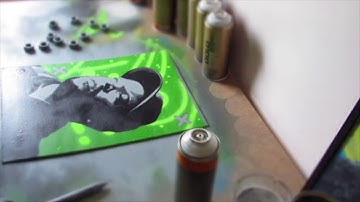 MULTI LAYERED STENCILS (ICE CUBE TIMELAPSE)