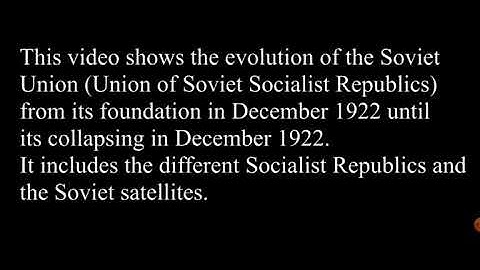 The Soviet Union every month