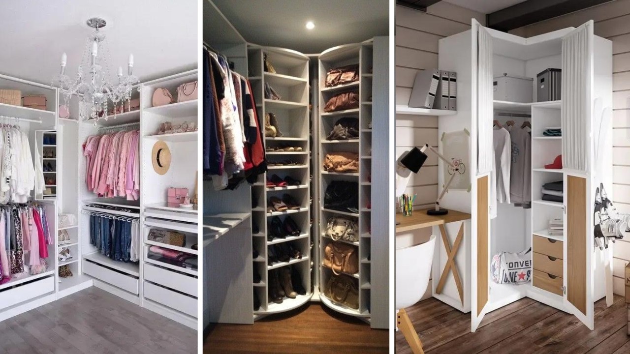+236 iDEAS de CLOSETS ESQUINEROS para inspirarte y aprovechar el ...