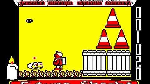 Future Shock by Tynesoft on the Acorn Electron