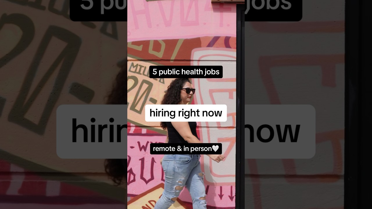 Free public health job alerts every Friday exclusively for YOU🫵🏻🖤🤍 