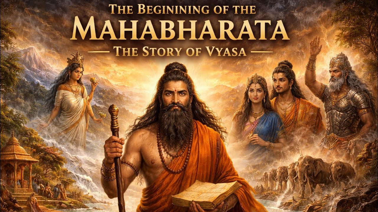 వ్యాసమహర్షి జన్మ రహస్యం ఇదే ! వ్యాసుడులేకపోతే మహాభారతమే ఉండేది కాదు!మహాభారతం Episode-1#motivation 