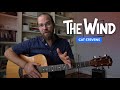 The Wind • Cat Stevens guitar lesson w/ fingerpicking tab