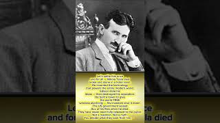 Nikola Tesla died broke and alone ⚡#nikolatesla #tesla #teslafacts #historytok #darkhistory