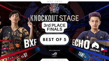 MOMENT FIGHT | BXF (CAMBODIA) vs ECHO (PHILIPPINES) | MSC 3rd PLACE FINALS Day 3 MSC 2023 | #MSC2023