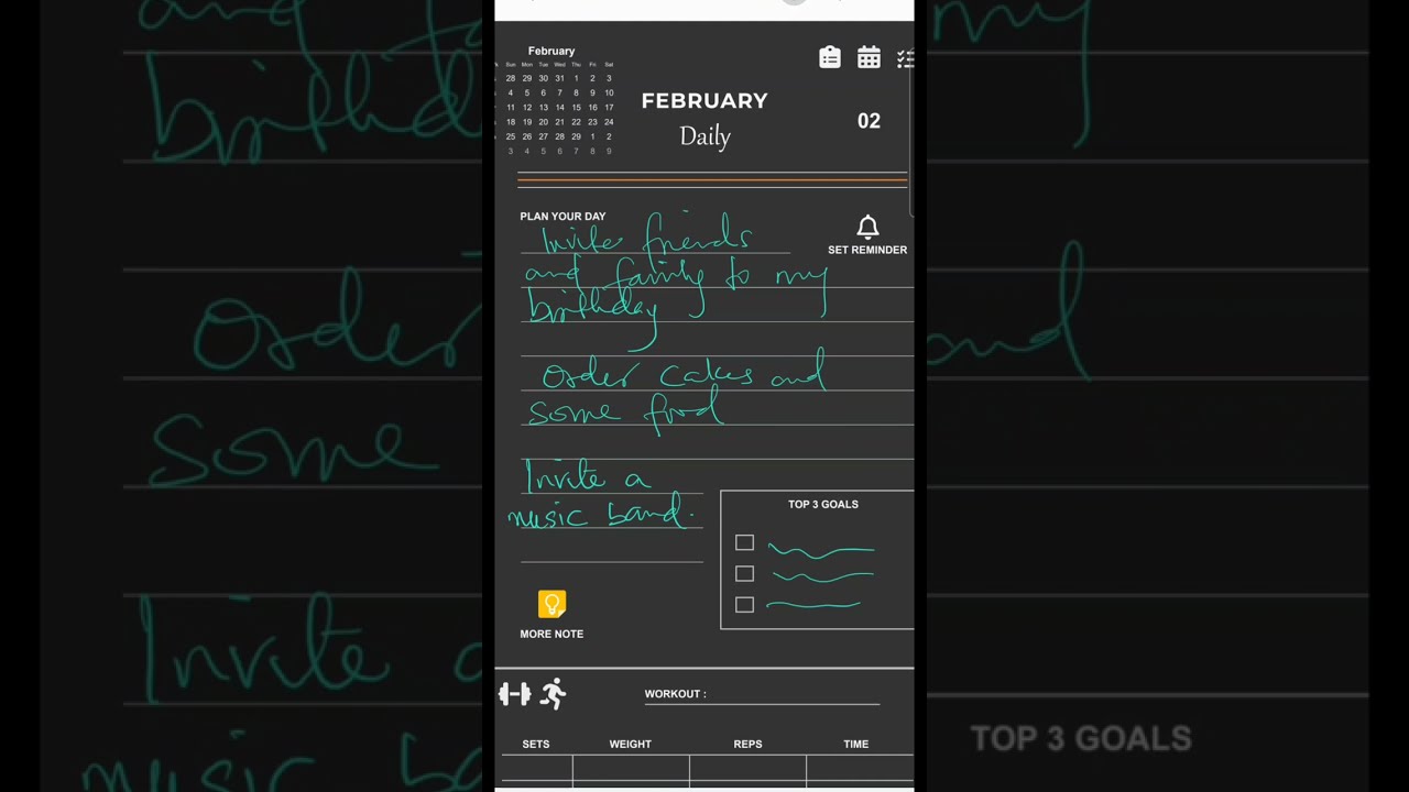 Part 2. Calendar & Schedule. Digital Planner for Samsung Note With the Power of Google Workspace.