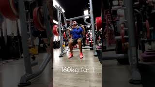 160kg Squat PR with depth