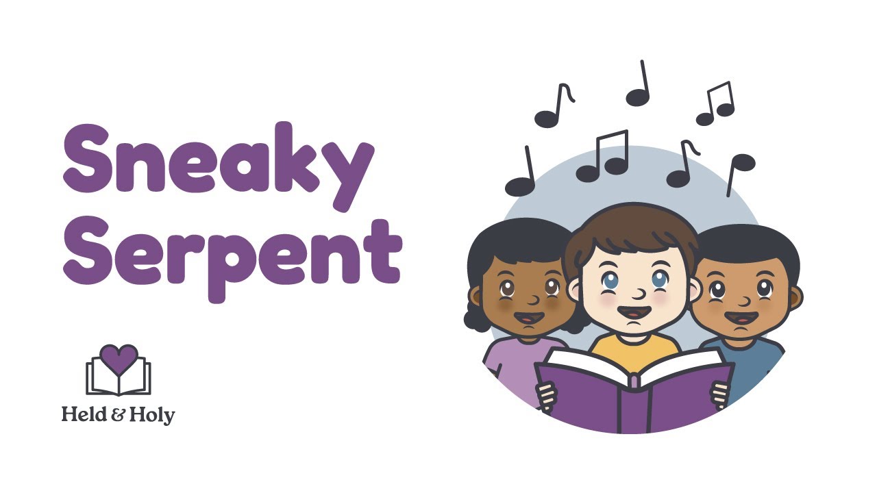 Ver Sneaky Serpent | A Capella Bible Song for Kids About Adam and Eve and the Fall of Man | Held & Holy no YouTube Ver Sneaky Serpent | A Capella Bible Song for Kids About Adam and Eve and the Fall of Man | Held & Holy no YouTube