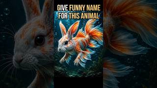 🐟🐰 Fish + Rabbit Fusion! Amazing AI Animal Hybrid #shorts #prithox