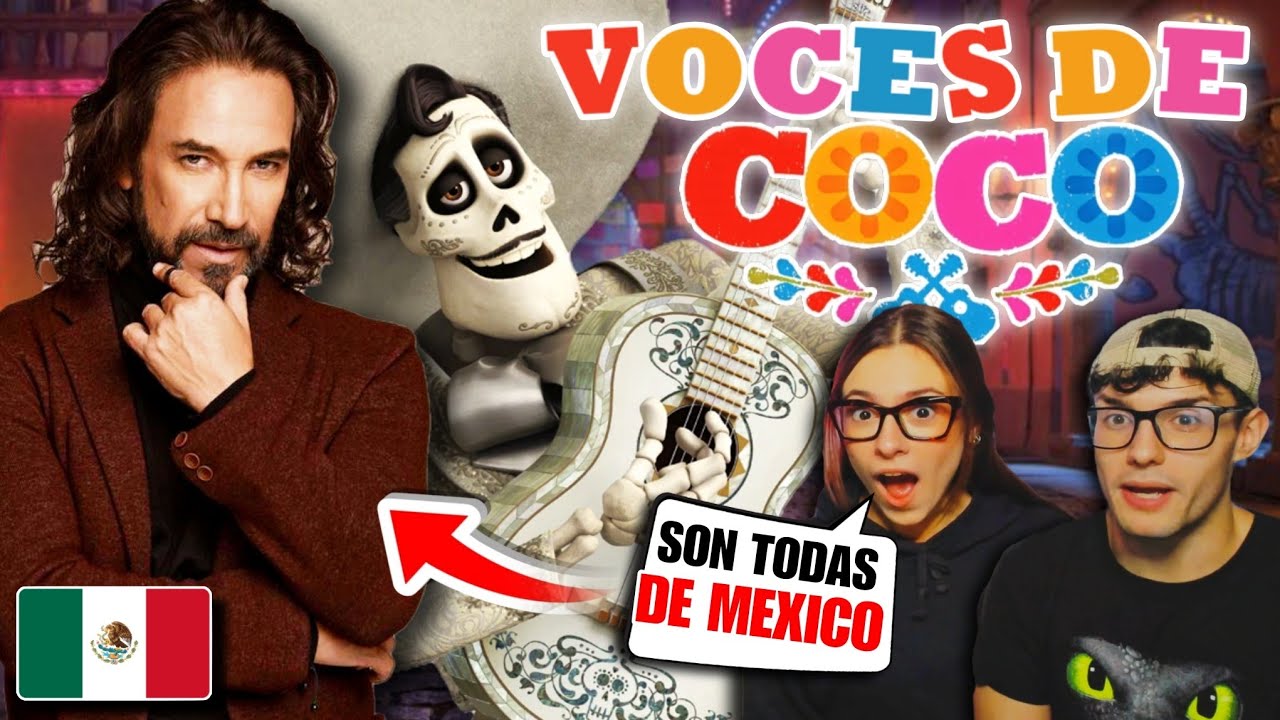 NO PODÍAMOS CREER LAS VOCES MEXICANAS que DOBLARON LA PELÍCULA COCO 🇲🇽😳 *son INCREÍBLES*