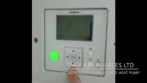 Hitachi Yutaki S Commissioning