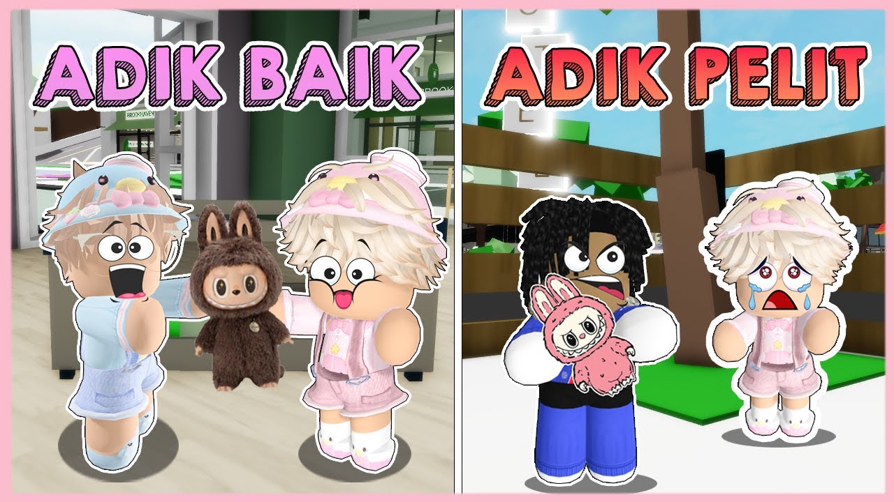ADIK JAHAT VS ADIK BAIK! ROBLOX BROOKHAVEN🏡
